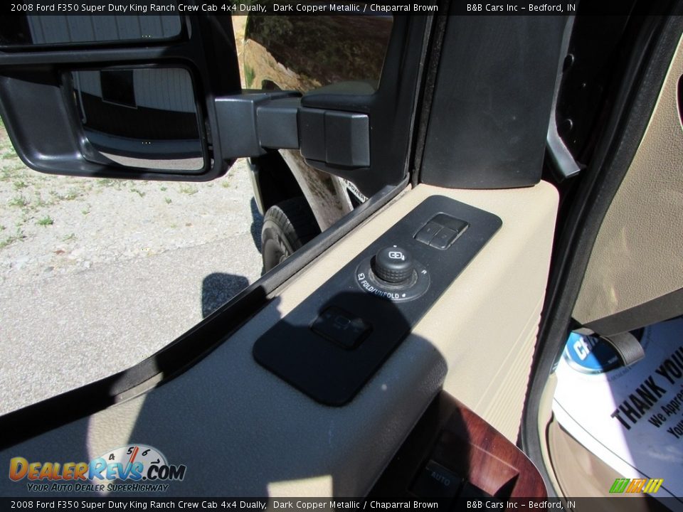 2008 Ford F350 Super Duty King Ranch Crew Cab 4x4 Dually Dark Copper Metallic / Chaparral Brown Photo #30