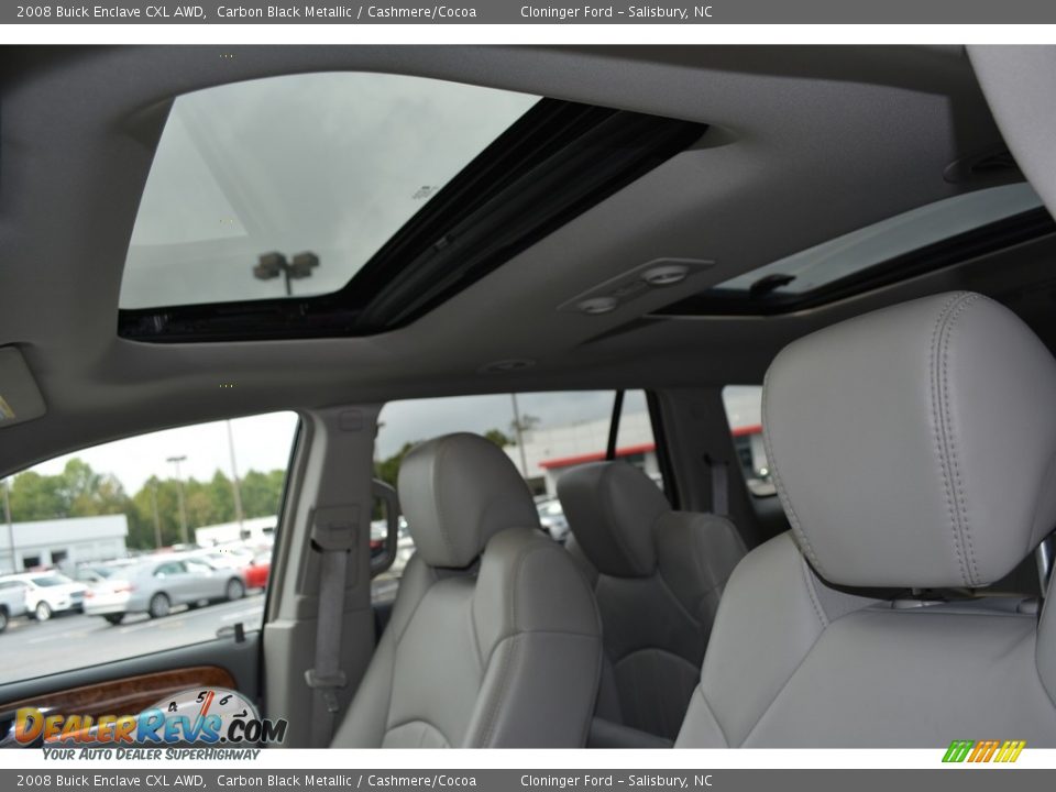 2008 Buick Enclave CXL AWD Carbon Black Metallic / Cashmere/Cocoa Photo #9
