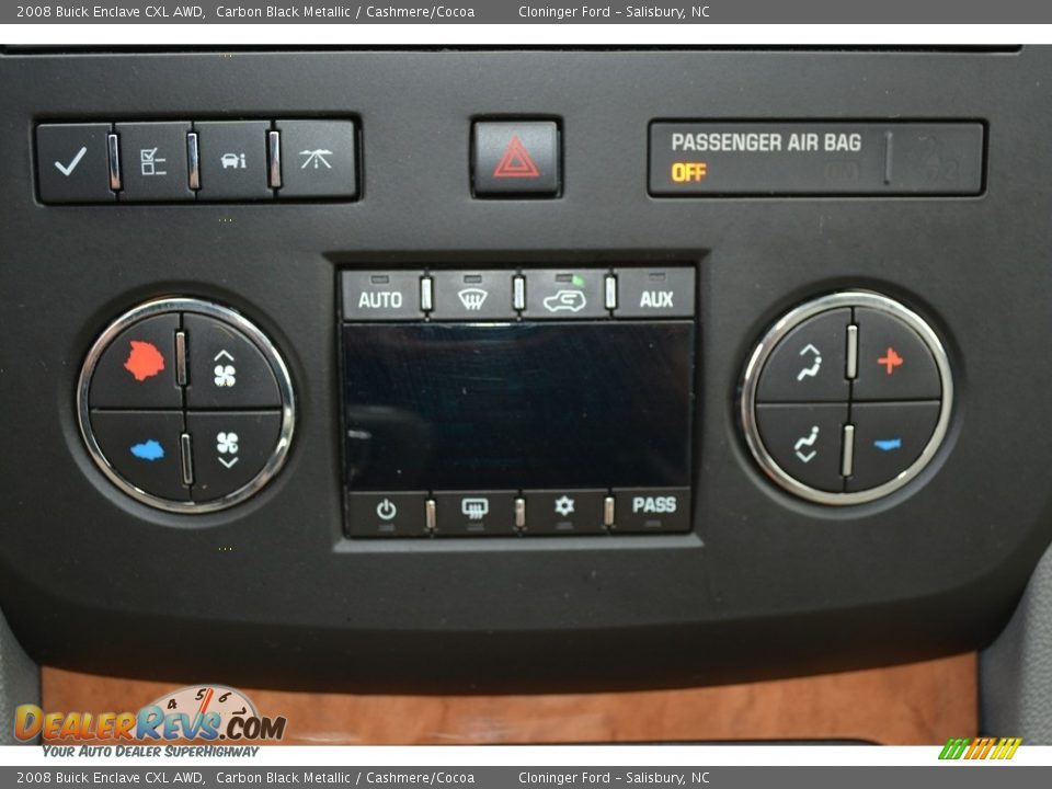 2008 Buick Enclave CXL AWD Carbon Black Metallic / Cashmere/Cocoa Photo #21