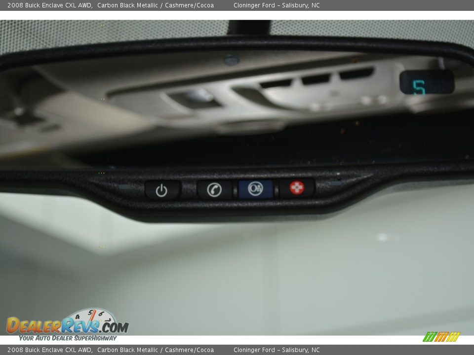 2008 Buick Enclave CXL AWD Carbon Black Metallic / Cashmere/Cocoa Photo #27