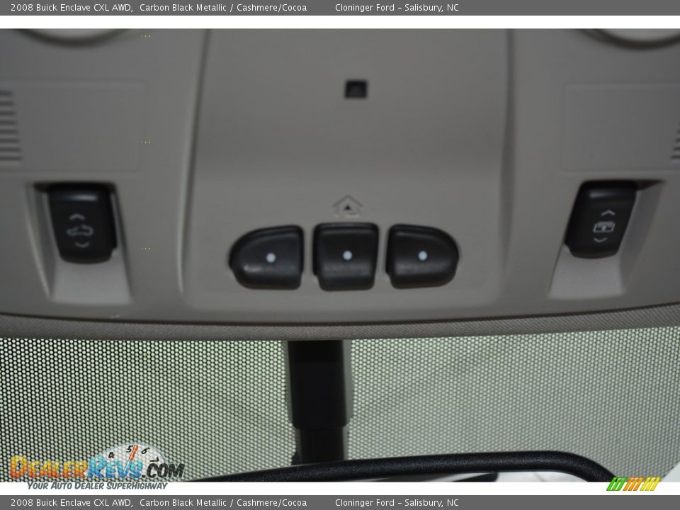 2008 Buick Enclave CXL AWD Carbon Black Metallic / Cashmere/Cocoa Photo #28