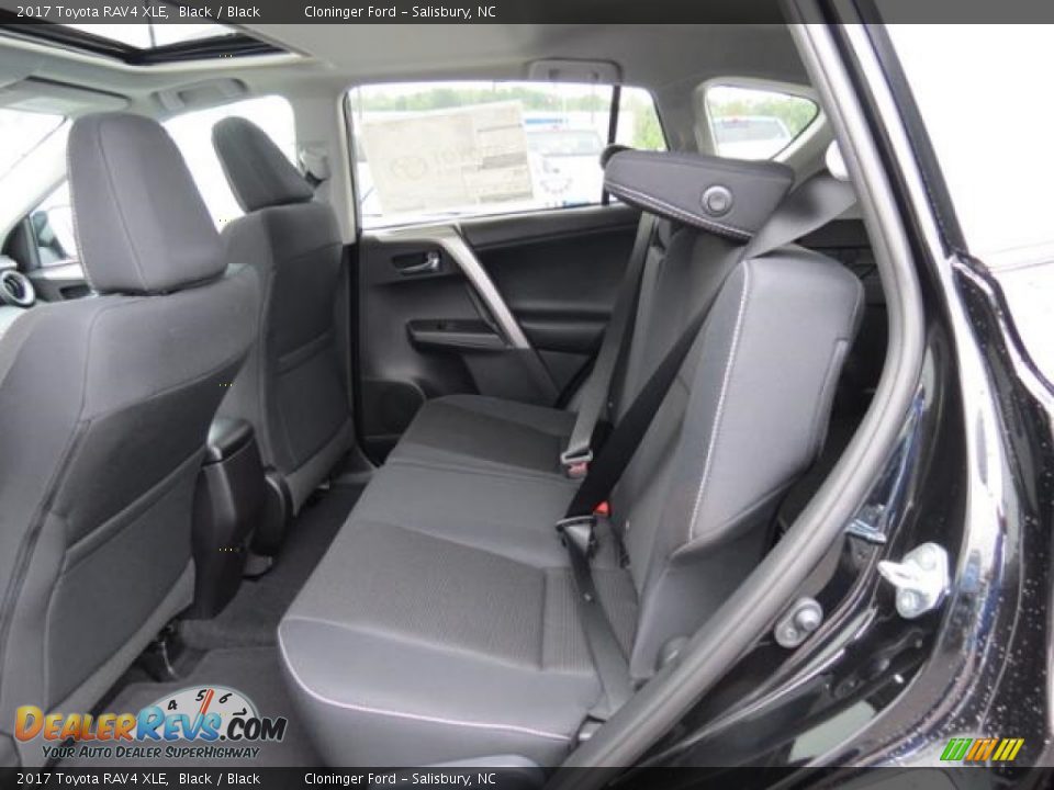 Rear Seat of 2017 Toyota RAV4 XLE Photo #6
