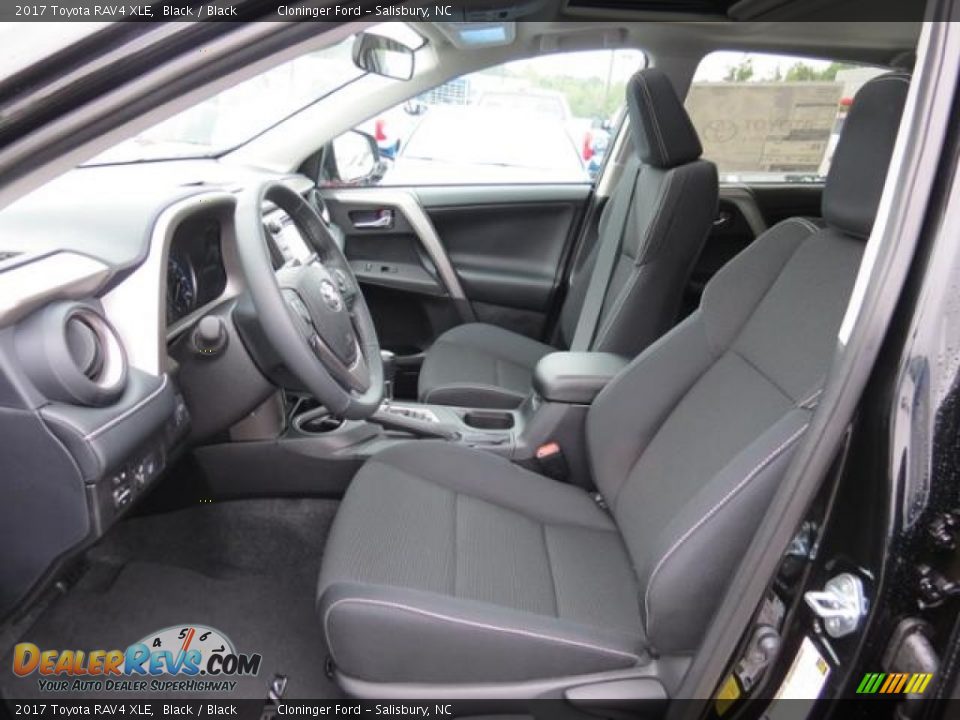 Black Interior - 2017 Toyota RAV4 XLE Photo #8