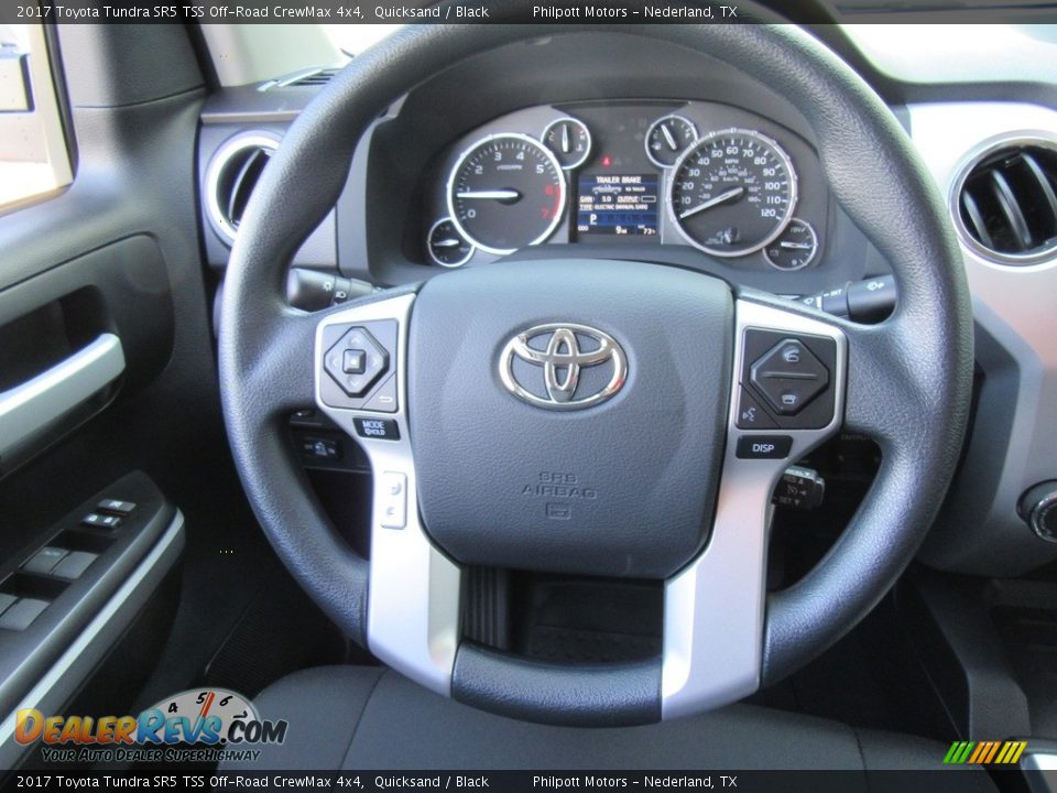 2017 Toyota Tundra SR5 TSS Off-Road CrewMax 4x4 Steering Wheel Photo #32