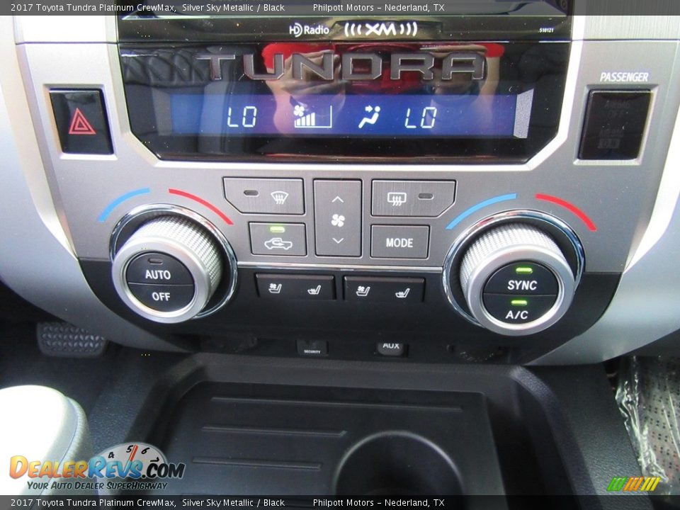 Controls of 2017 Toyota Tundra Platinum CrewMax Photo #25