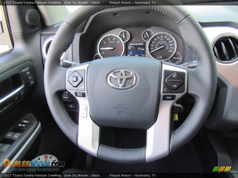 2017 Toyota Tundra Platinum CrewMax Steering Wheel Photo #28