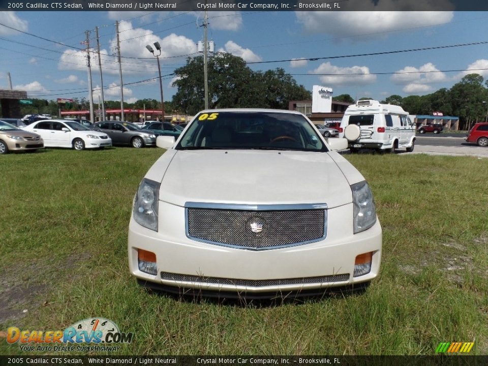 2005 Cadillac CTS Sedan White Diamond / Light Neutral Photo #13