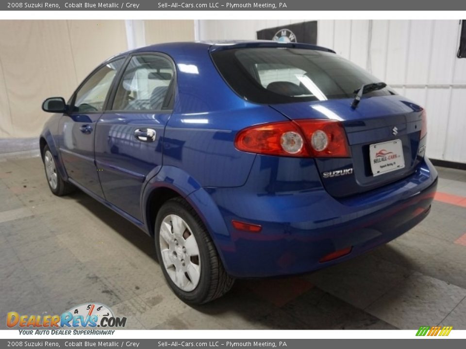 2008 Suzuki Reno Cobalt Blue Metallic / Grey Photo #10