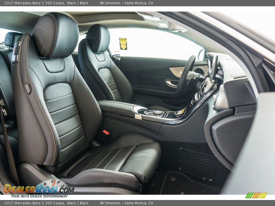 2017 Mercedes-Benz C 300 Coupe Black / Black Photo #2
