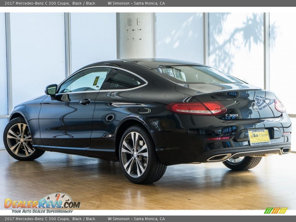 2017 Mercedes-Benz C 300 Coupe Black / Black Photo #3