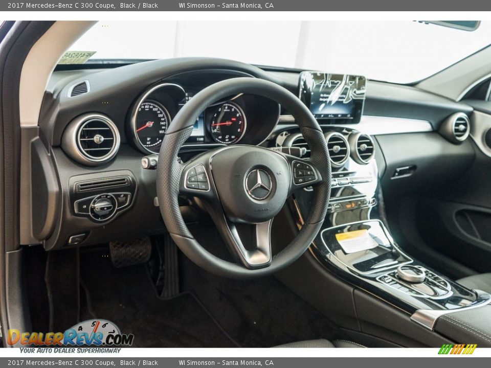 2017 Mercedes-Benz C 300 Coupe Black / Black Photo #5