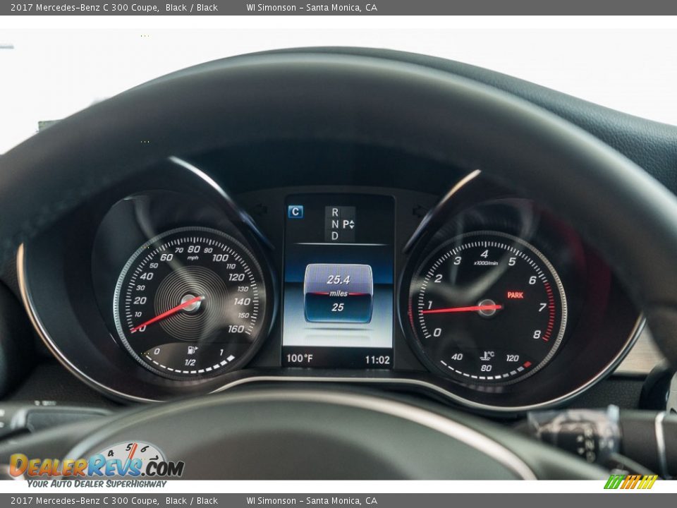 2017 Mercedes-Benz C 300 Coupe Black / Black Photo #6