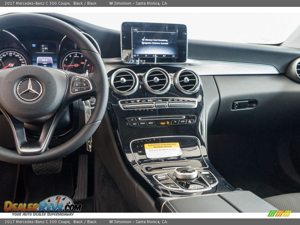 2017 Mercedes-Benz C 300 Coupe Black / Black Photo #7