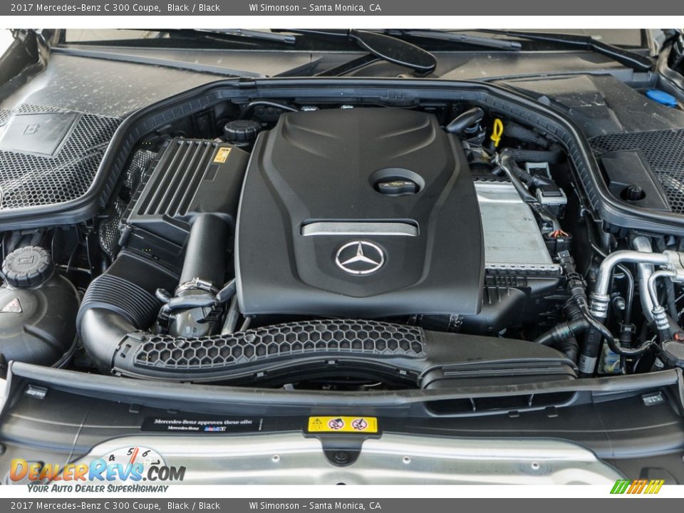 2017 Mercedes-Benz C 300 Coupe Black / Black Photo #9