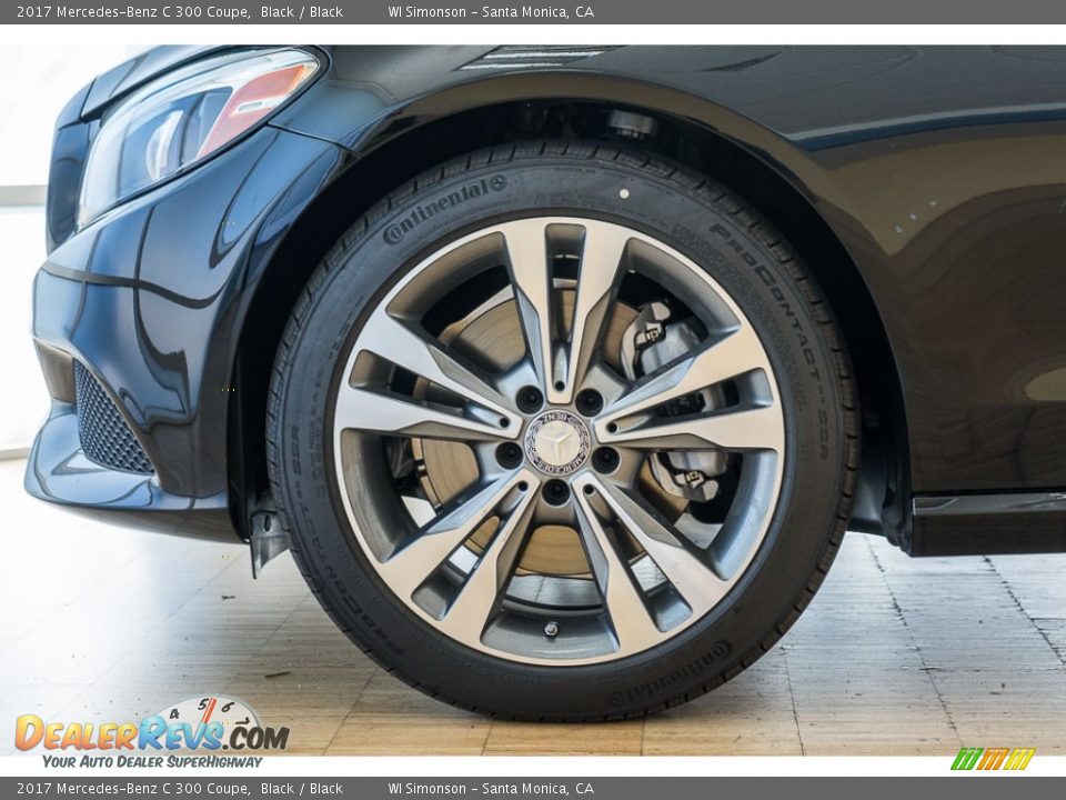 2017 Mercedes-Benz C 300 Coupe Black / Black Photo #10