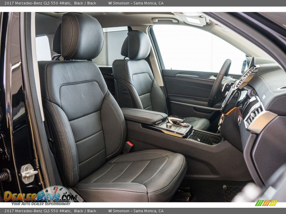 2017 Mercedes-Benz GLS 550 4Matic Black / Black Photo #2