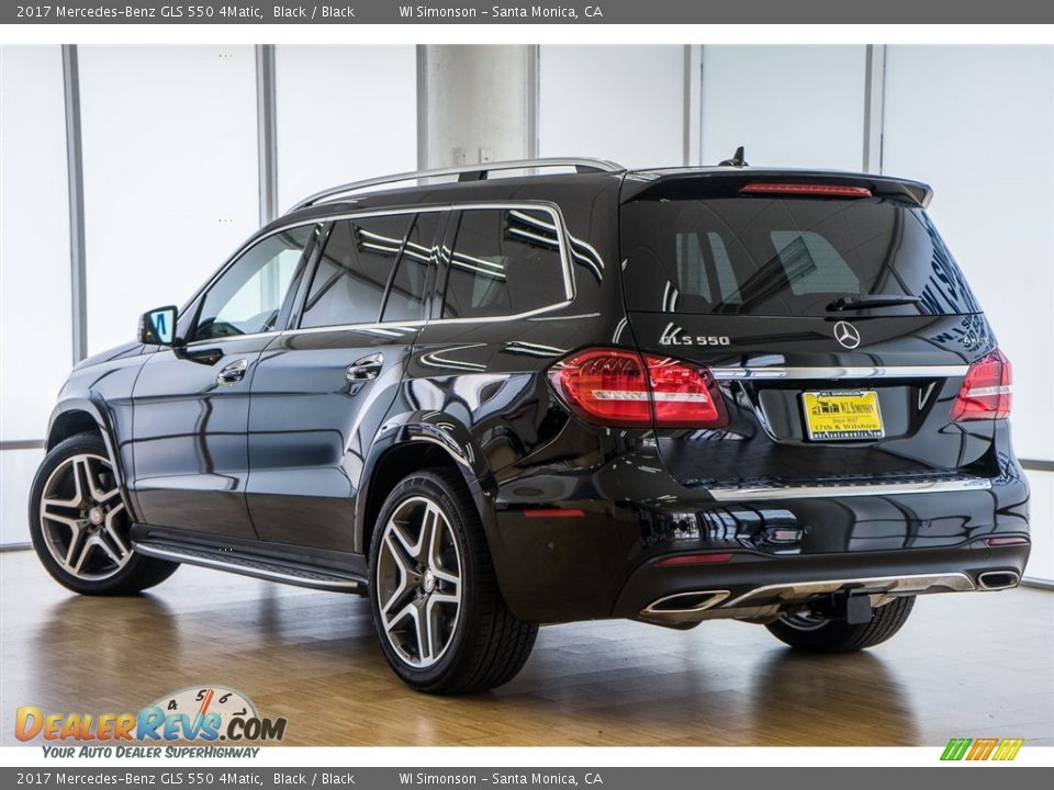 2017 Mercedes-Benz GLS 550 4Matic Black / Black Photo #3