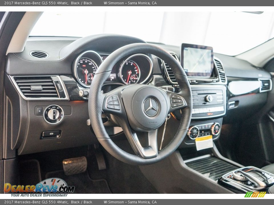 2017 Mercedes-Benz GLS 550 4Matic Black / Black Photo #5