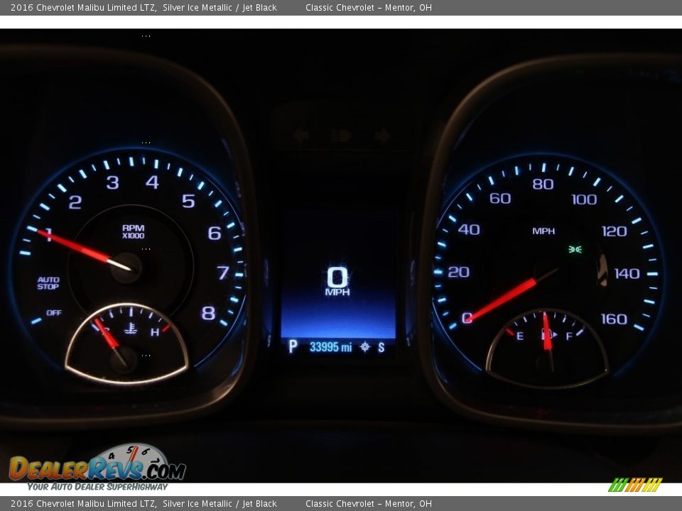 2016 Chevrolet Malibu Limited LTZ Silver Ice Metallic / Jet Black Photo #7