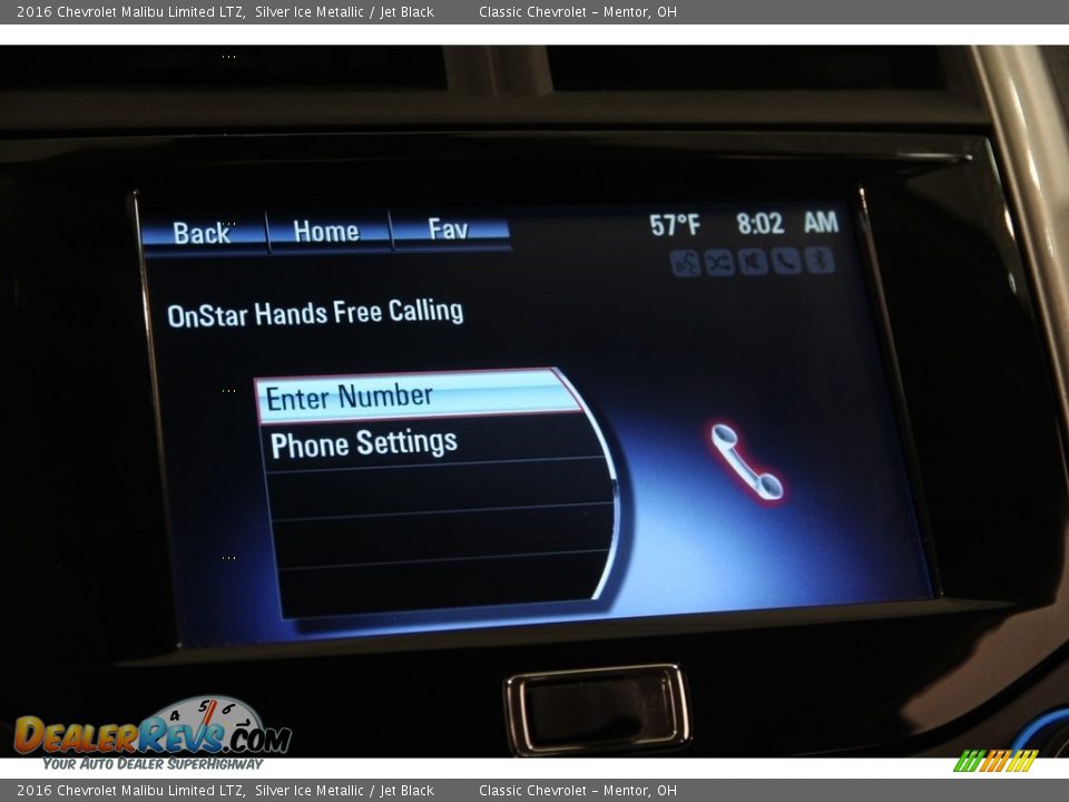 2016 Chevrolet Malibu Limited LTZ Silver Ice Metallic / Jet Black Photo #9