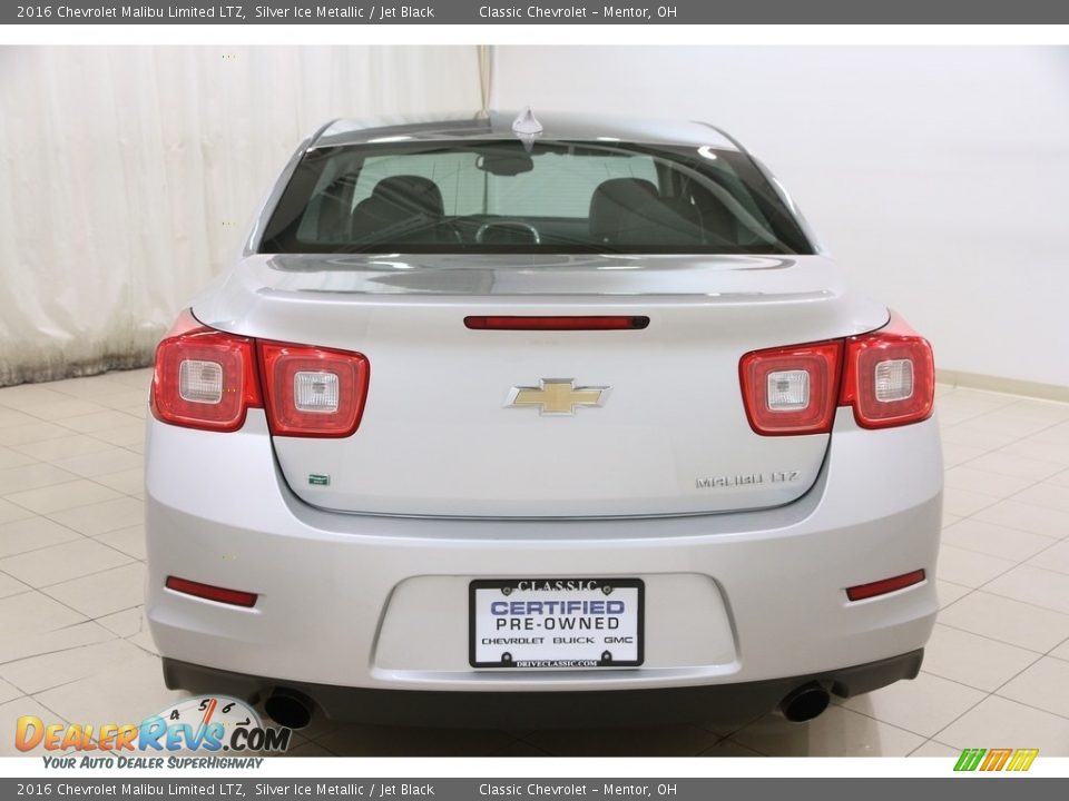 2016 Chevrolet Malibu Limited LTZ Silver Ice Metallic / Jet Black Photo #12