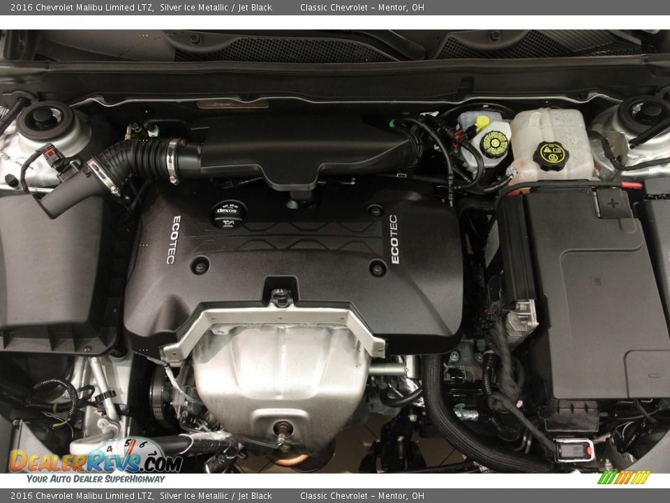 2016 Chevrolet Malibu Limited LTZ Silver Ice Metallic / Jet Black Photo #13