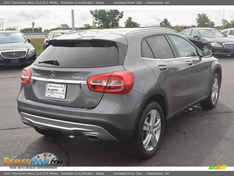 2017 Mercedes-Benz GLA 250 4Matic Mountain Grey Metallic / Beige Photo #3