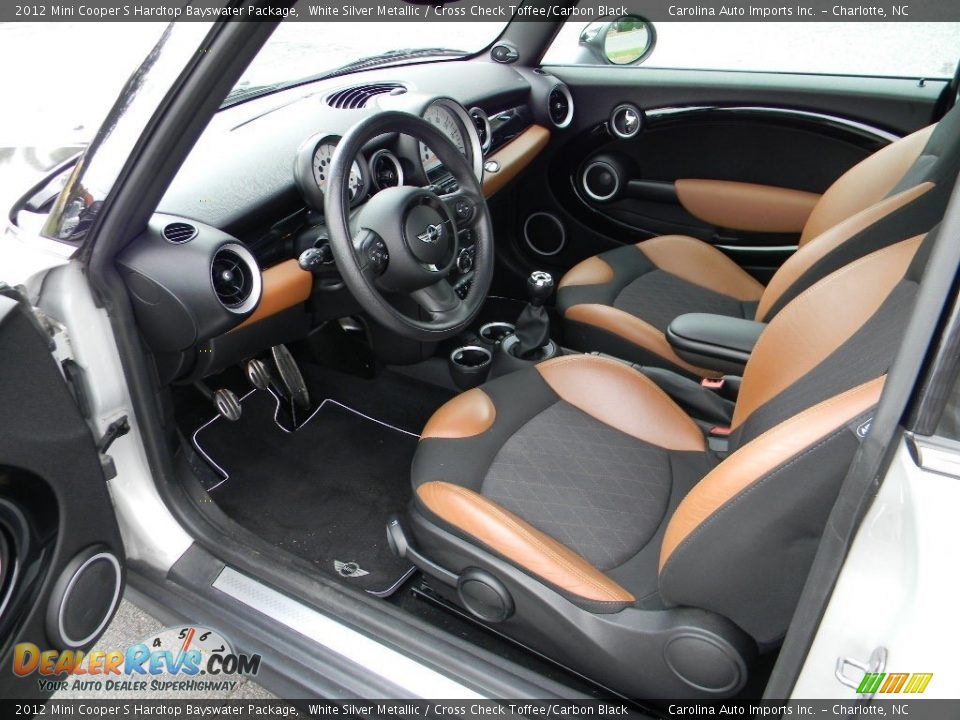 Cross Check Toffee/Carbon Black Interior - 2012 Mini Cooper S Hardtop Bayswater Package Photo #20