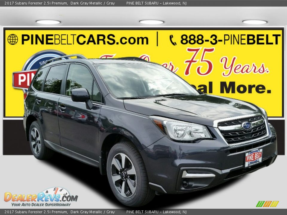 2017 Subaru Forester 2.5i Premium Dark Gray Metallic / Gray Photo #1