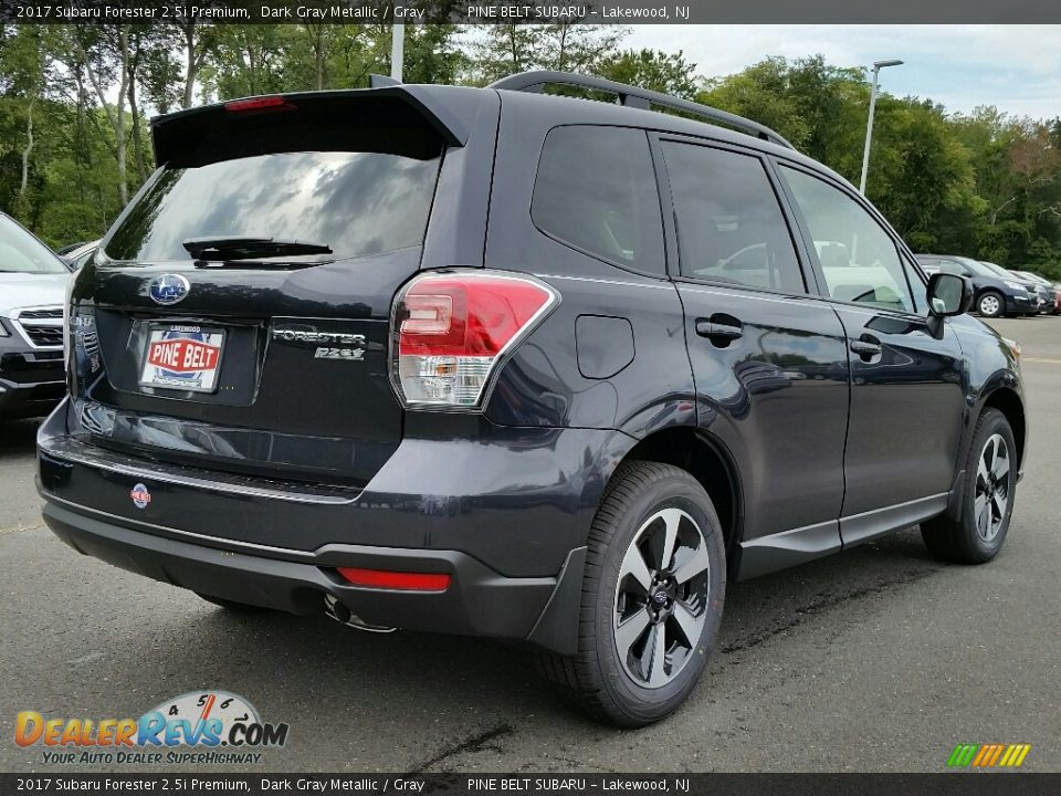 2017 Subaru Forester 2.5i Premium Dark Gray Metallic / Gray Photo #4