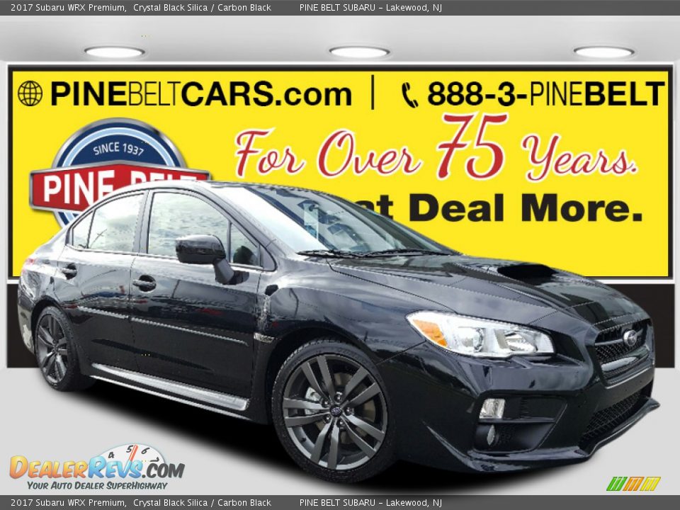 2017 Subaru WRX Premium Crystal Black Silica / Carbon Black Photo #1