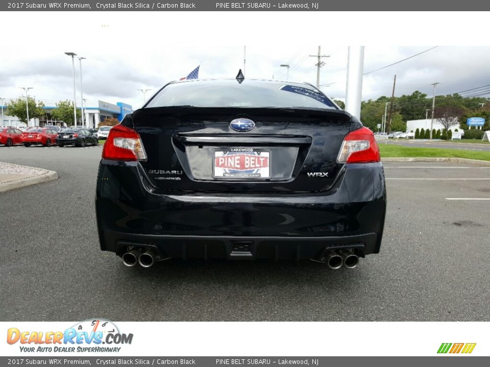 2017 Subaru WRX Premium Crystal Black Silica / Carbon Black Photo #5