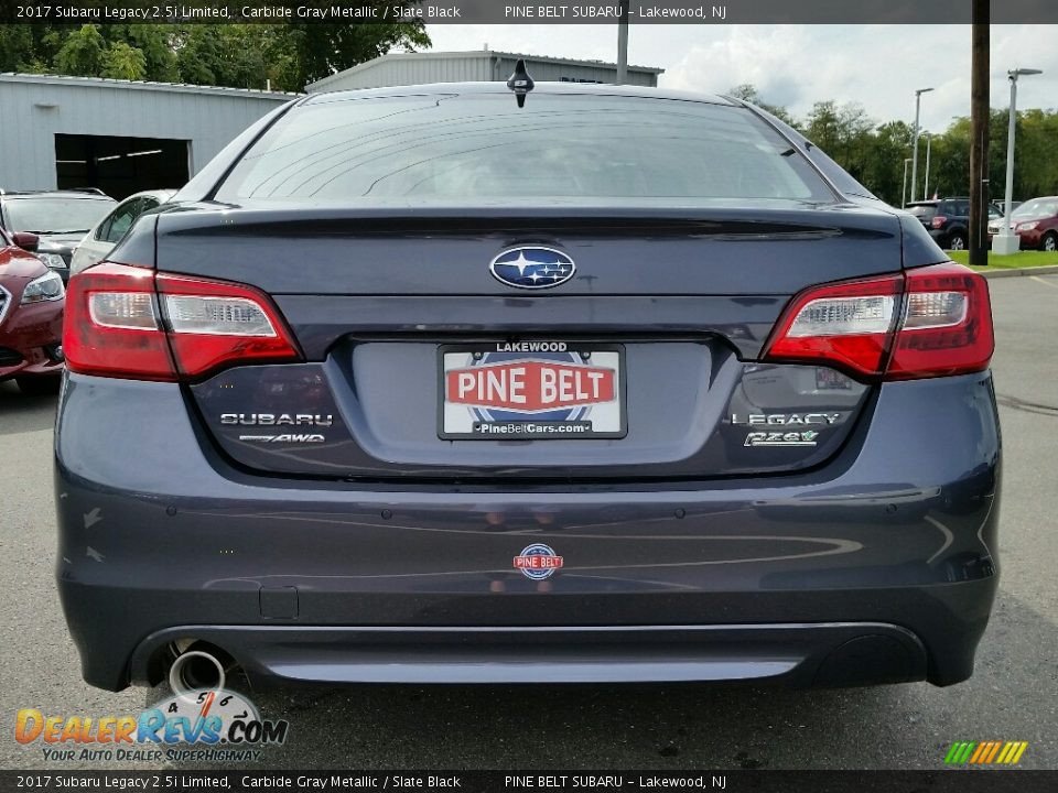 2017 Subaru Legacy 2.5i Limited Carbide Gray Metallic / Slate Black Photo #5