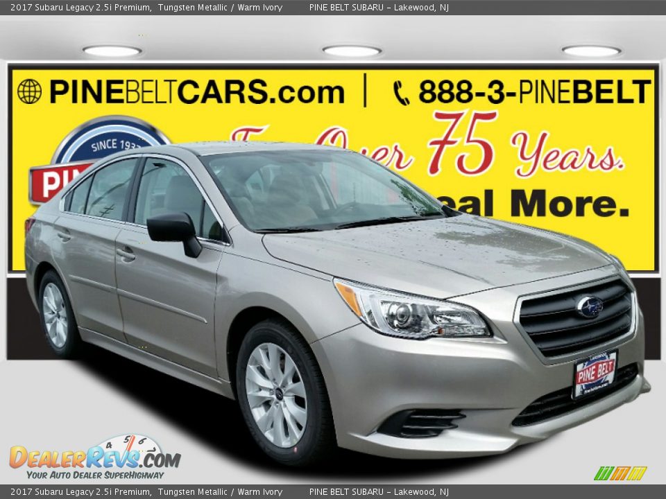 2017 Subaru Legacy 2.5i Premium Tungsten Metallic / Warm Ivory Photo #1
