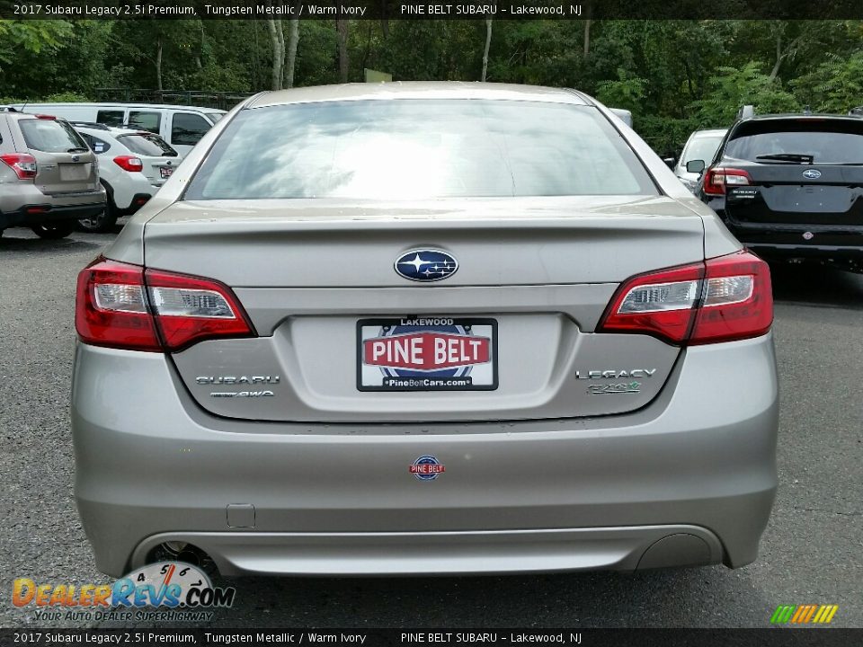 2017 Subaru Legacy 2.5i Premium Tungsten Metallic / Warm Ivory Photo #5