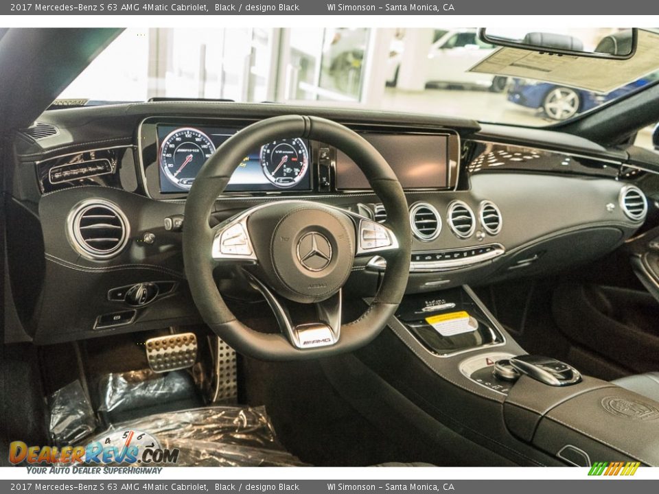 2017 Mercedes-Benz S 63 AMG 4Matic Cabriolet Black / designo Black Photo #5