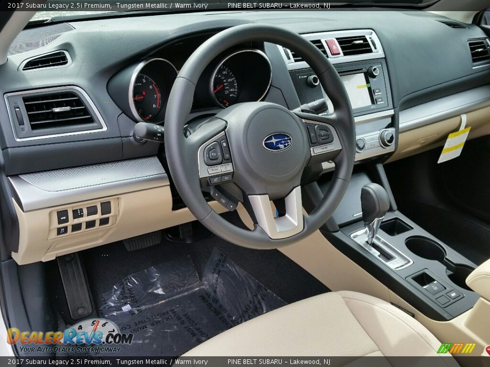 2017 Subaru Legacy 2.5i Premium Tungsten Metallic / Warm Ivory Photo #7