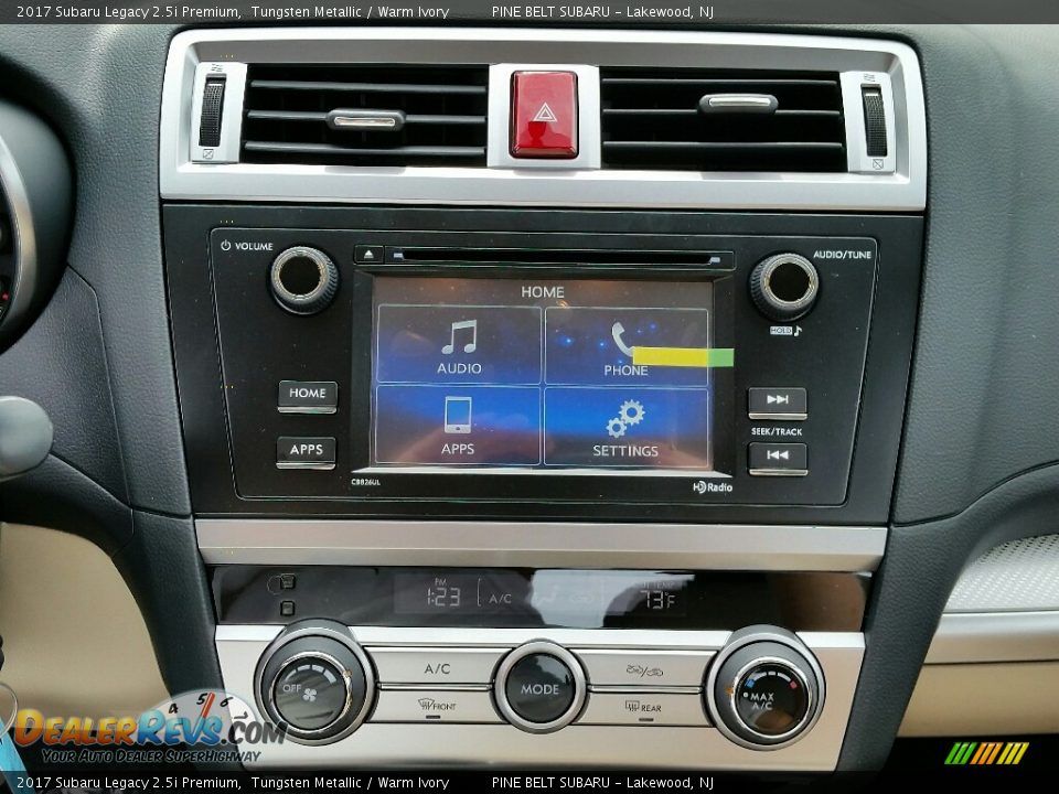 2017 Subaru Legacy 2.5i Premium Tungsten Metallic / Warm Ivory Photo #9