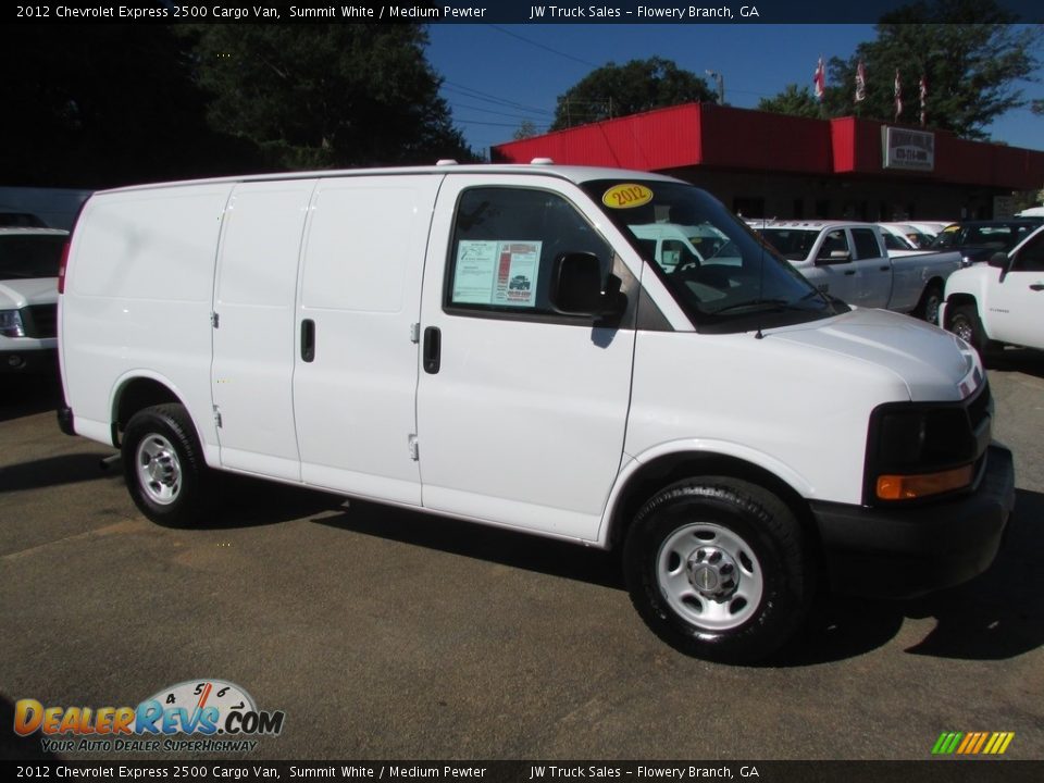 2012 Chevrolet Express 2500 Cargo Van Summit White / Medium Pewter Photo #4