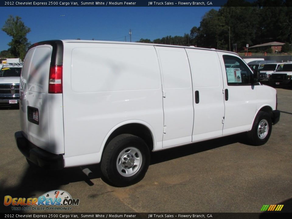 2012 Chevrolet Express 2500 Cargo Van Summit White / Medium Pewter Photo #6