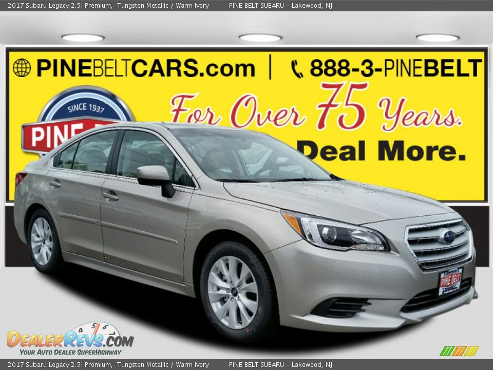 2017 Subaru Legacy 2.5i Premium Tungsten Metallic / Warm Ivory Photo #1