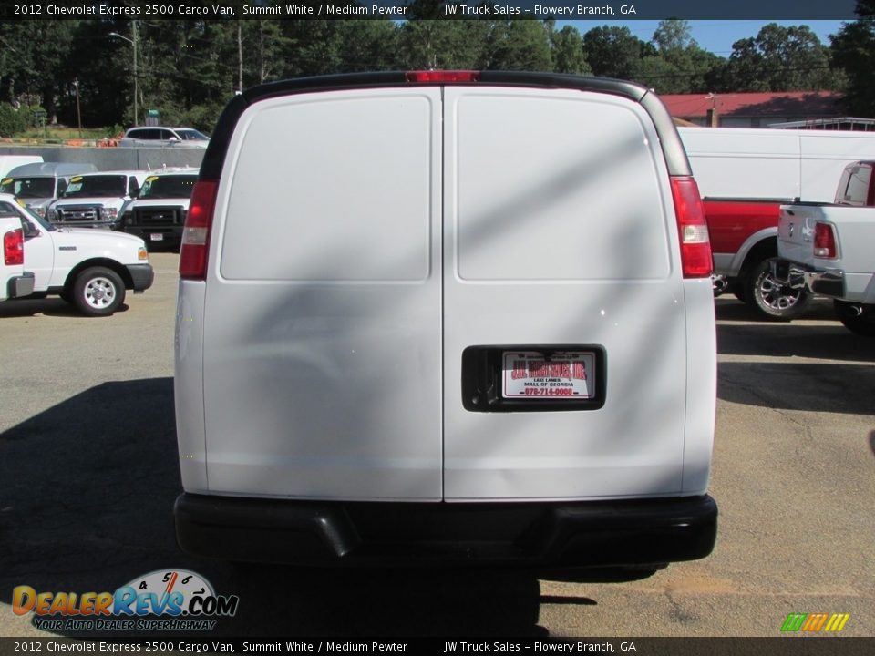 2012 Chevrolet Express 2500 Cargo Van Summit White / Medium Pewter Photo #8
