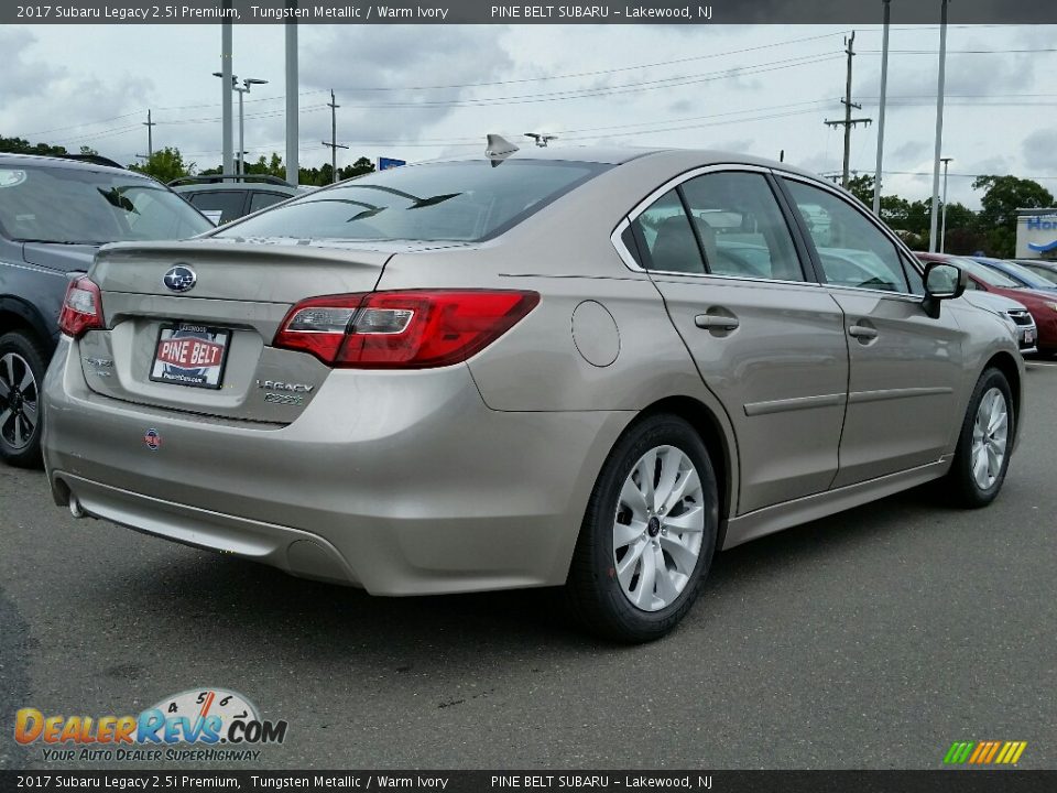 2017 Subaru Legacy 2.5i Premium Tungsten Metallic / Warm Ivory Photo #4