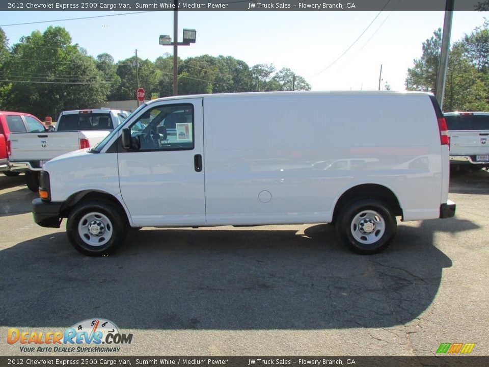 2012 Chevrolet Express 2500 Cargo Van Summit White / Medium Pewter Photo #11