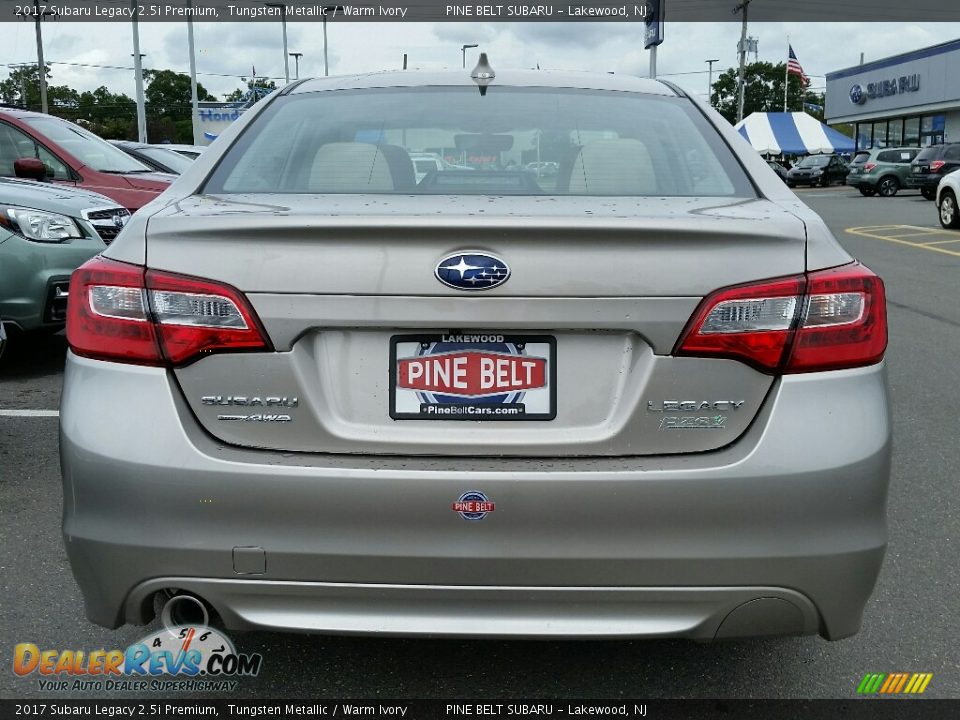2017 Subaru Legacy 2.5i Premium Tungsten Metallic / Warm Ivory Photo #5
