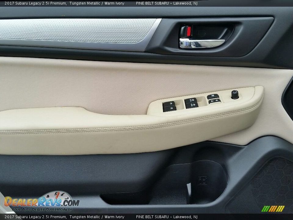 2017 Subaru Legacy 2.5i Premium Tungsten Metallic / Warm Ivory Photo #7