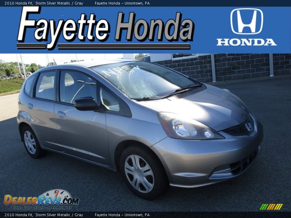 2010 Honda Fit Storm Silver Metallic / Gray Photo #1