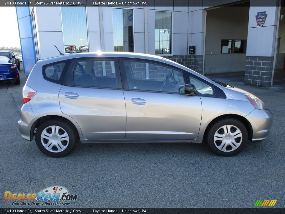 2010 Honda Fit Storm Silver Metallic / Gray Photo #2