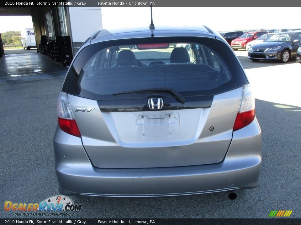 2010 Honda Fit Storm Silver Metallic / Gray Photo #3