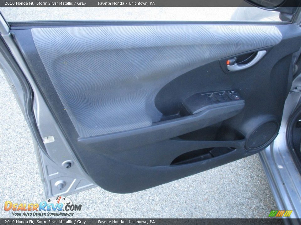 2010 Honda Fit Storm Silver Metallic / Gray Photo #6